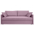 Sofa 3-os NESSI różowa SLIM